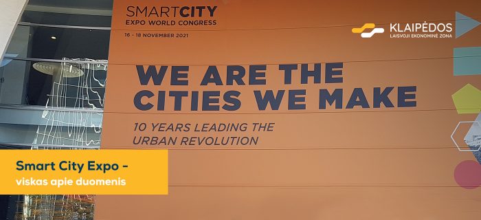 Smart City Expo 2021 paroda Barselonoje